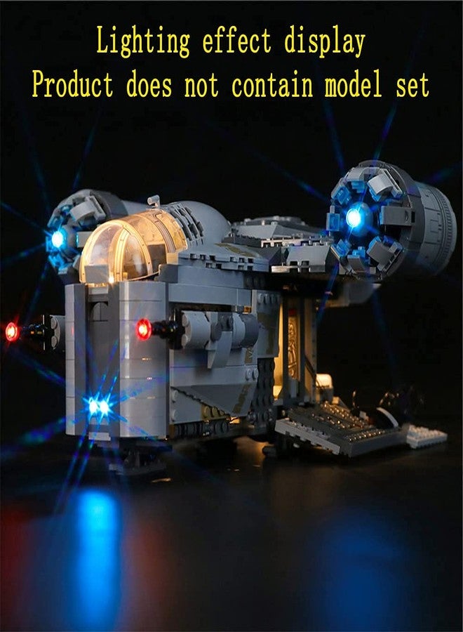 GEAMENT LED Light Kit for 2020 The Mandalorian The Razor Crest - Compatible with Lego 75292 Model (Model Set Not Included) - Image 5